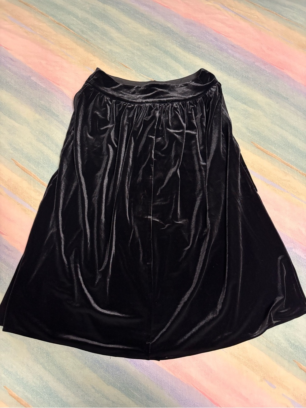 NWT Disturbia Nova Velour Frog Closure Midi Skirt size US 10 - Picture 7 of 8